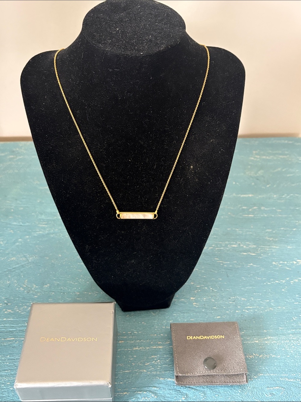 Dean Davidson moonstone bar pendant